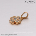 64160 Xuping latest gold jewellery designs blue turquoise stud earring vogue flower jewelry set